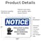 Signmission 7 in Height, 10 in Width, Vinyl Decal, Rectangle OS-2PACK-NS-D-710-L-13711 - alternate 5